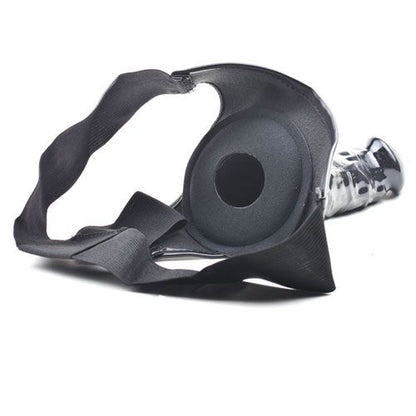 PleasureVentures Black Hollow Strap-On with Secure Harness