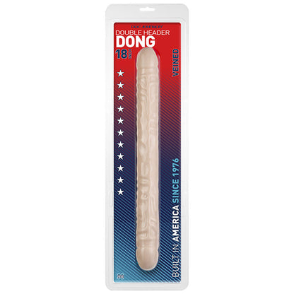 Doc Johnson Flesh Double-Ended 18 Inch Veined Dong