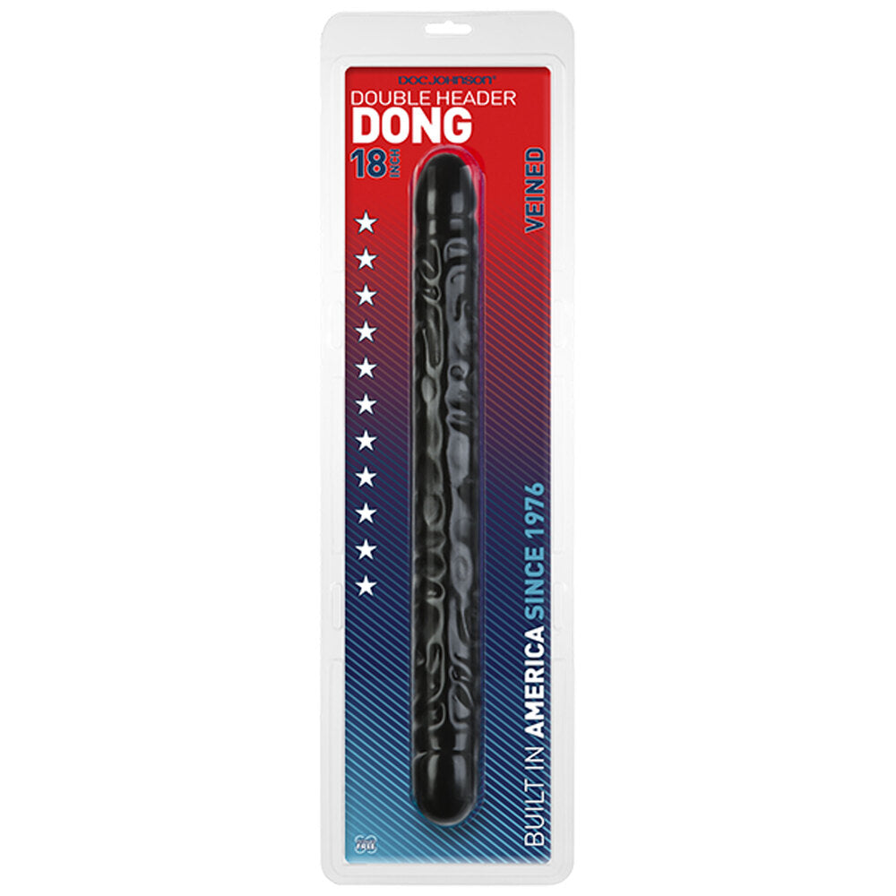 Doc Johnson Black 18 Inch Double-Ended Dong