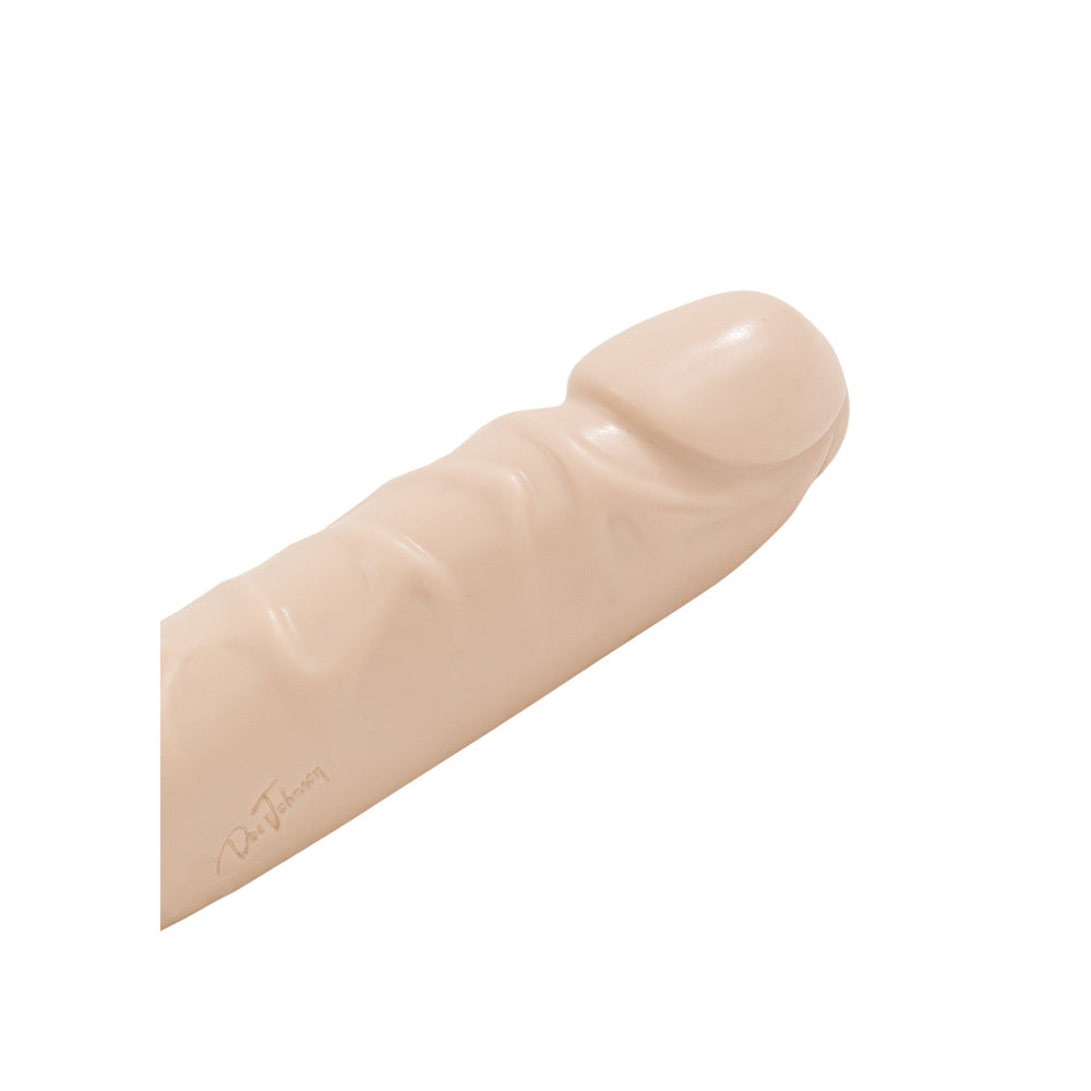 Jr Flesh-Colored Veined Double Header 12 Inch Bender Dong
