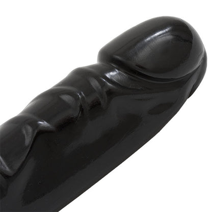 Doc Johnson Black Jr Veined Double Header 12 Inch Dong