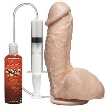 Lifelike Fun Skin Tone Dildo with Suction Cup and Balls