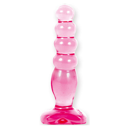 Doc Johnson Crystal Jellies Anal Delight Butt Plug Pink