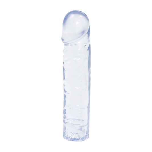 Doc Johnson Clear Crystal Jellies 8 Inch Flexible Dong