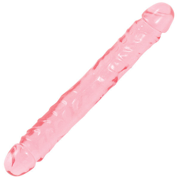 Doc Johnson Clear 12 Inch Crystal Jellies Double Dong