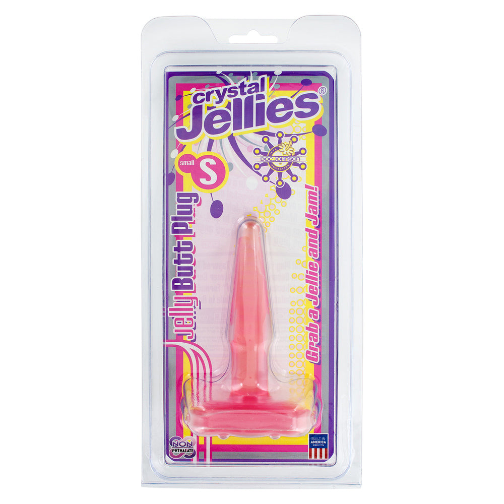 Crystal Jellies Pink Small Butt Plug for Beginners