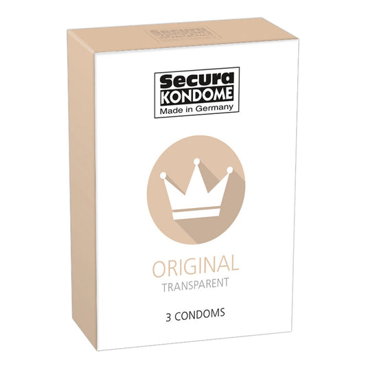 Secura Kondome Transparent Original Silicone Lubricated Condoms