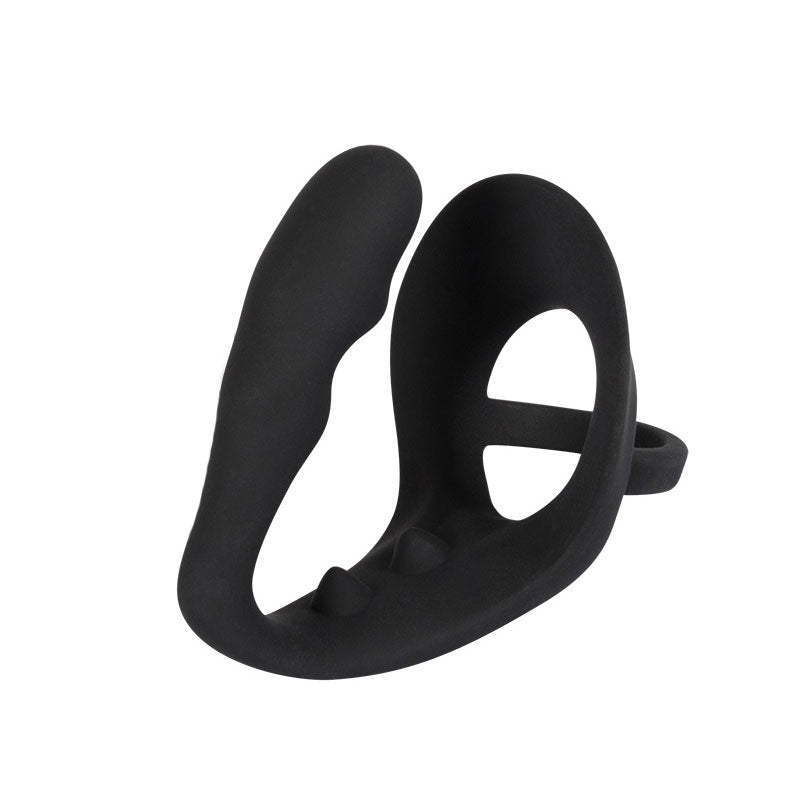 Black Velvets Black Premium Silicone Stamina Cock Ring Set