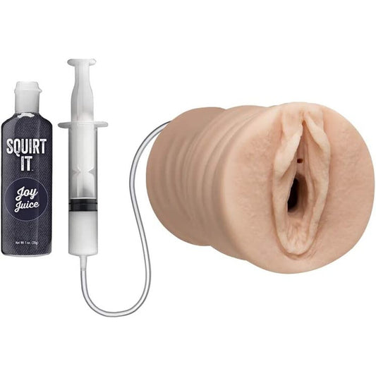 ULTRASKYN Squirting Pussy Stroker Joy Juice Experience