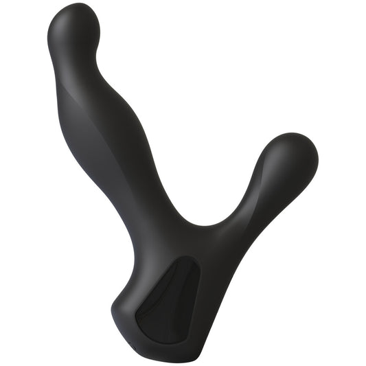 OptiMale Black Rimming Prostate Massager with Dual Stimulation