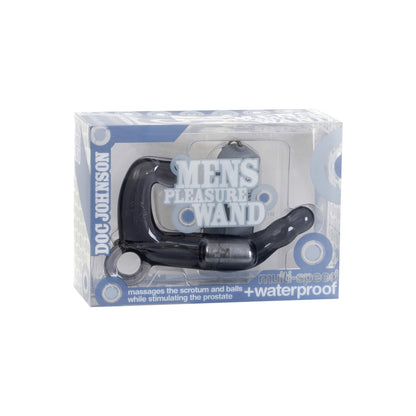 Pleasure Wand Black Prostate Massager Multi-Speed Waterproof