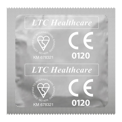 EXS Vegan-Friendly Ribbed Dotted Latex Condoms Comfy Fit 12 Pack