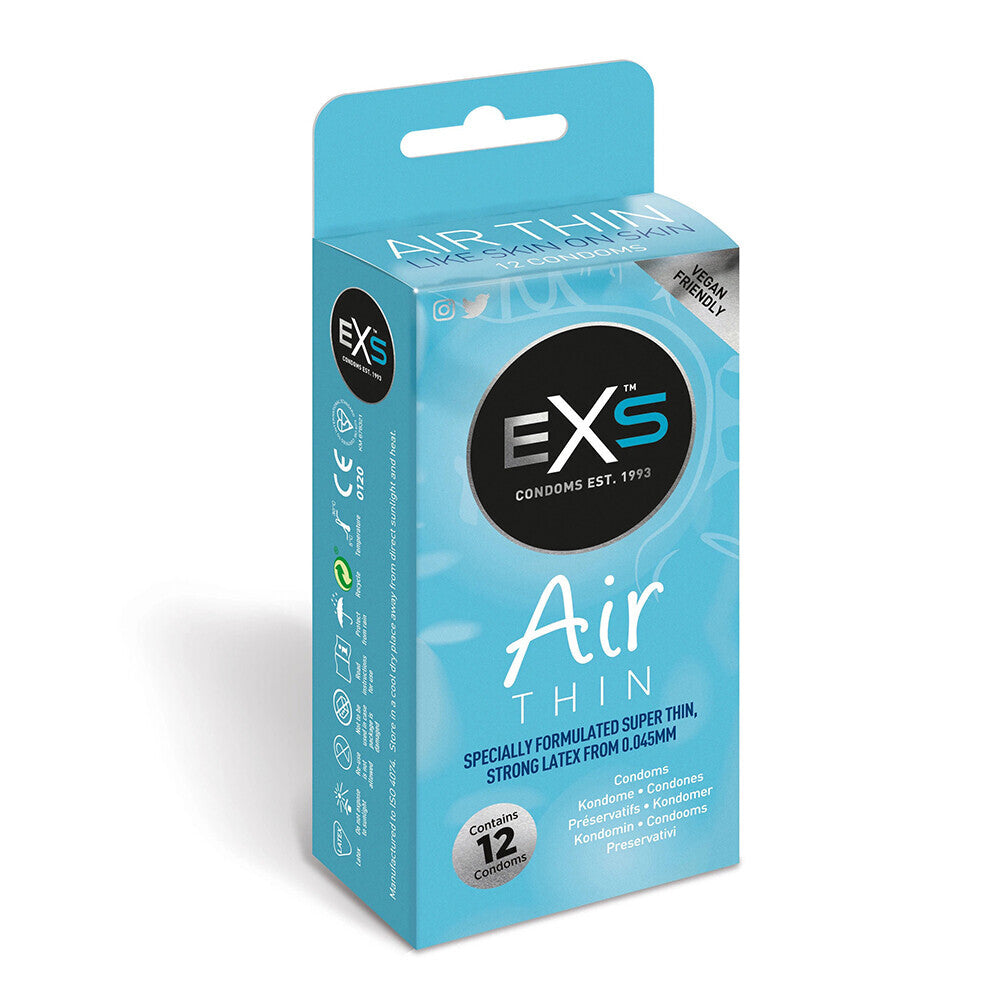 EXS Ultra-Thin Vegan Latex Condoms 12 Pack