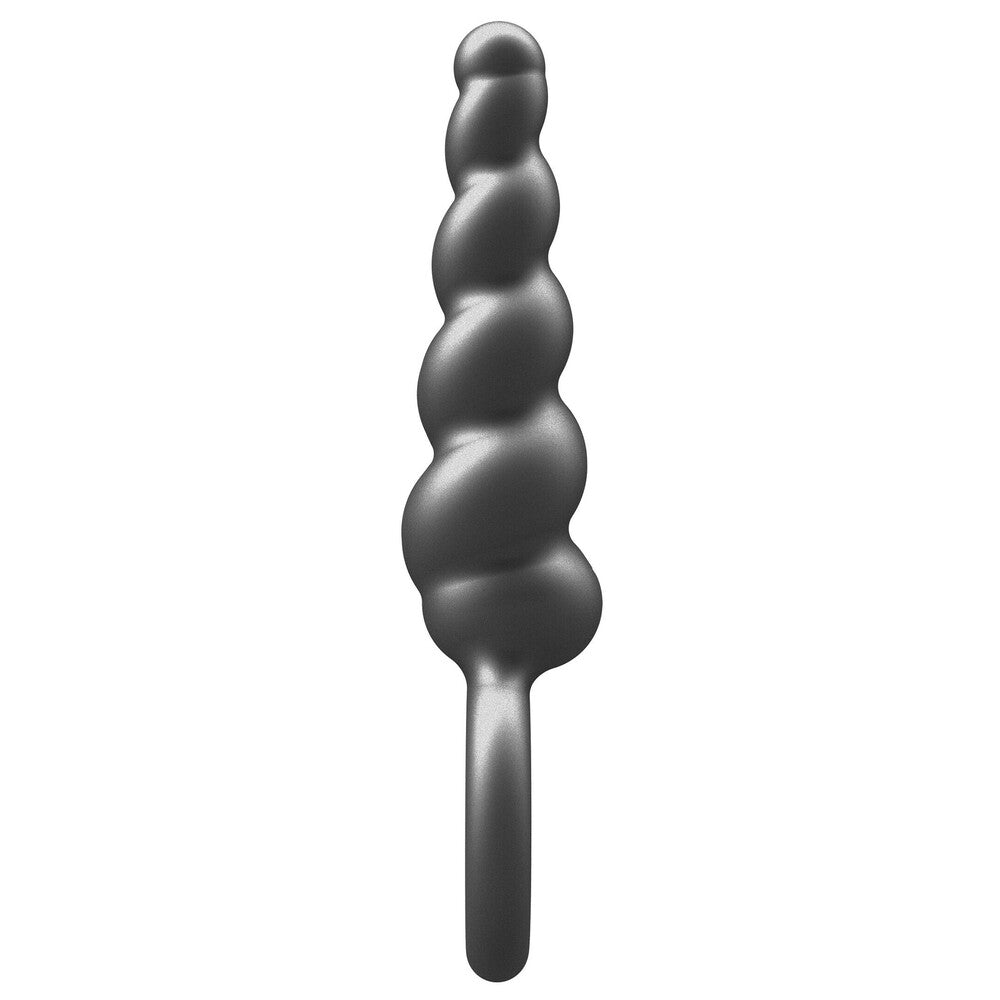 ToyJoy Buttocks The Screw Metallic Silicone Plug

