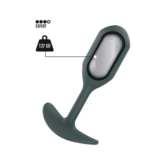 ToyJoy Grey Butt Plug The Athlete Weighted Plug