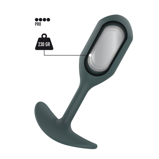 ToyJoy Grey Butt Plug The Champ Weighted Plug