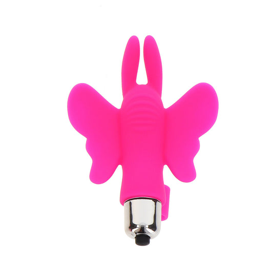 ToyJoy Pink Butterfly Finger Vibe Silicone Massager