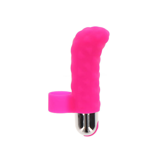 ToyJoy Pink Tickle Pleaser Rechargeable Silicone Finger Vibe