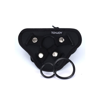 TOYJOY Black Adjustable Strap On Harness with Rings