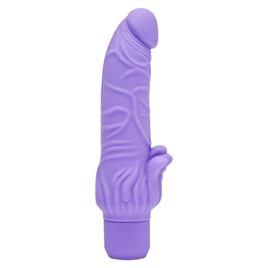 ToyJoy Purple Classic Stim Vibrator with Clit Stimulator