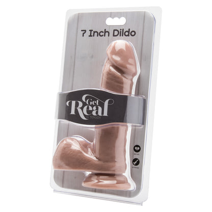ToyJoy Flesh Pink Realistic 7 Inch Dong With Balls