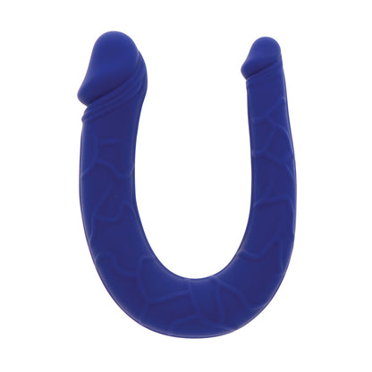 ToyJoy Blue Realistic Mini Double Dong U-Shape Silicone