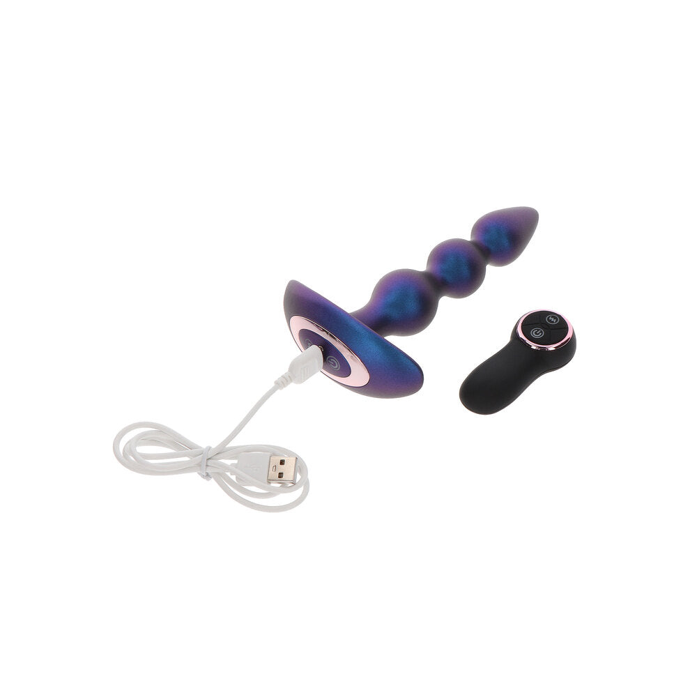 ToyJoy Black Bold Trembling Silicone Butt Plug with Remote Control