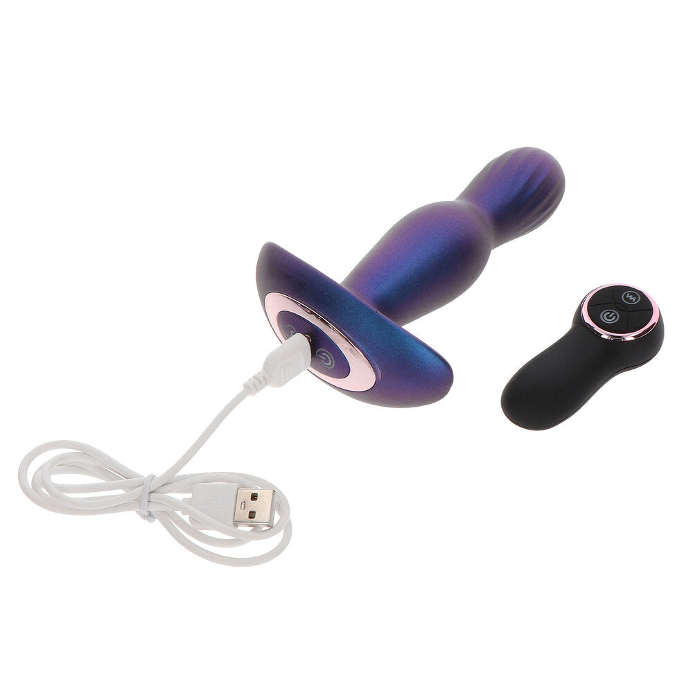 ToyJoy Pink Inflatable Vibrating Buttplug with Remote Control