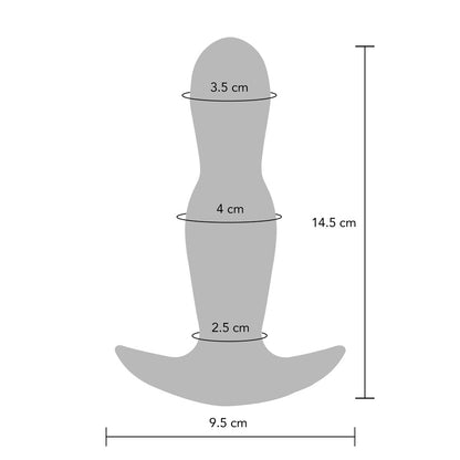 ToyJoy Pink Inflatable Vibrating Buttplug with Remote Control