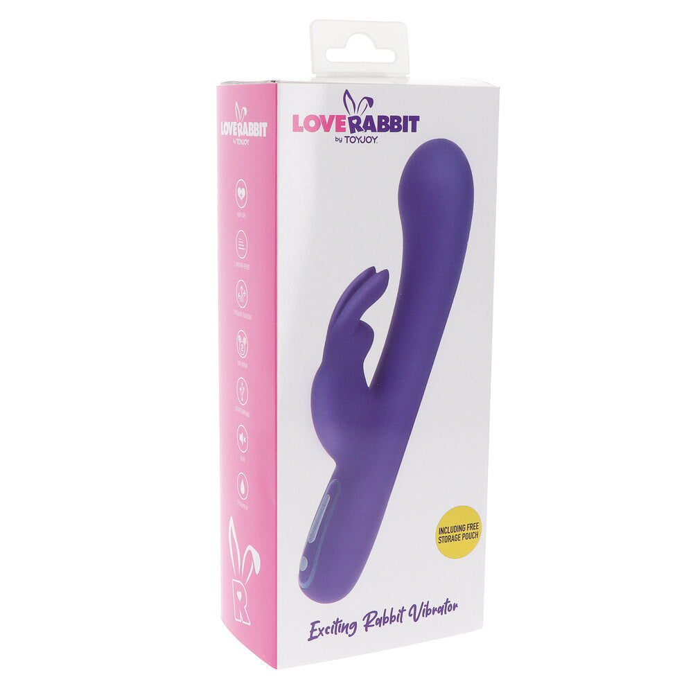 ToyJoy Pink Rabbit Vibrator with Multiple Speeds and Clitoral Stimulus