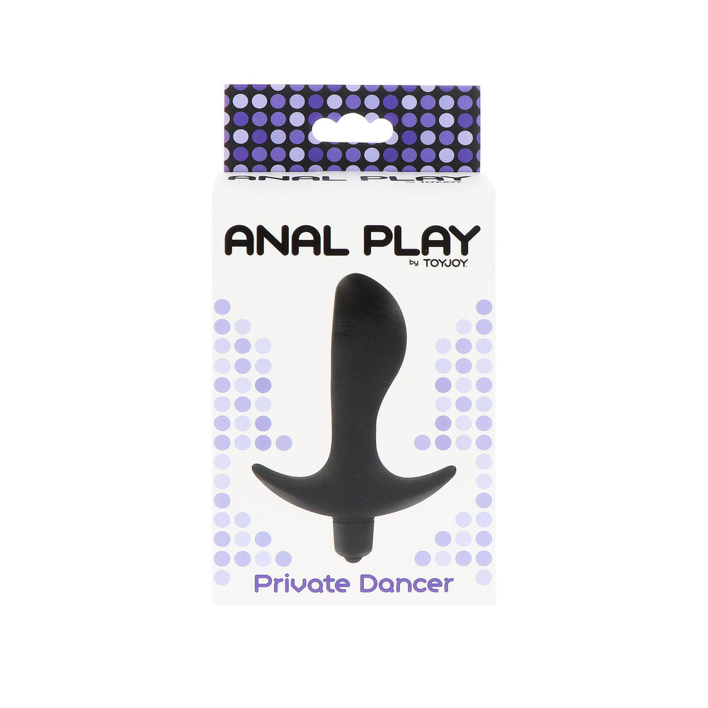 ToyJoy Black Silicone Vibrating Anal Play Plug