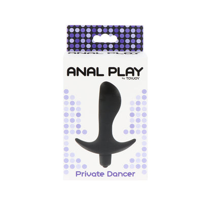 ToyJoy Black Silicone Vibrating Anal Play Plug