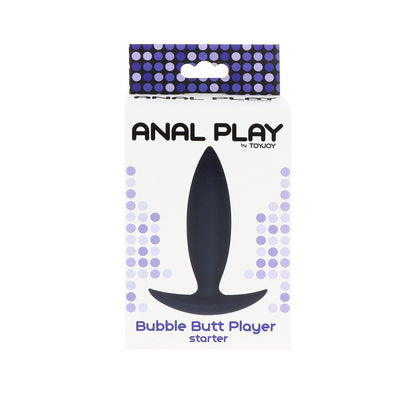 ToyJoy Black Silicone Anal Play Bubble Butt Plug