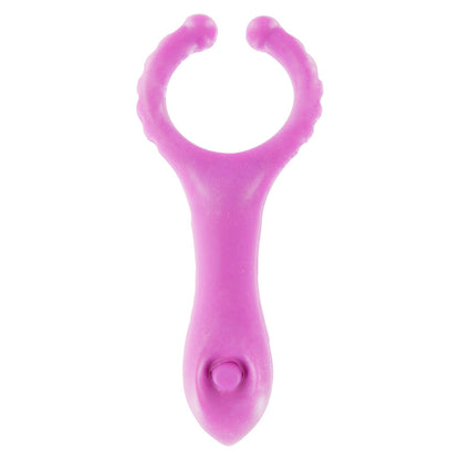 ToyJoy Pink Vibrating Clit Stimulator Cock Ring