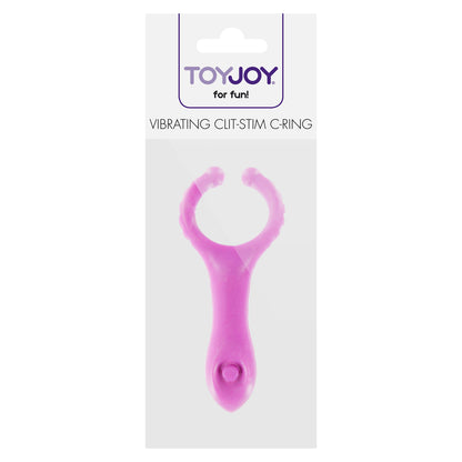 ToyJoy Pink Vibrating Clit Stimulator Cock Ring