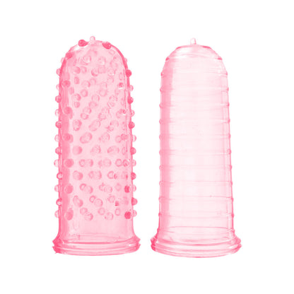 ToyJoy Pink Finger Ticklers Body Safe Jelly Sleeves