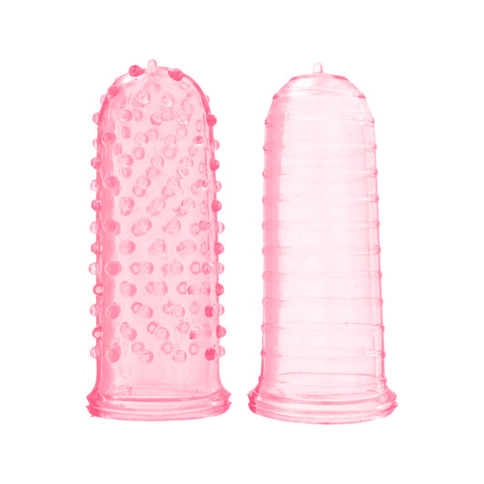 ToyJoy Pink Finger Ticklers Body Safe Jelly Sleeves