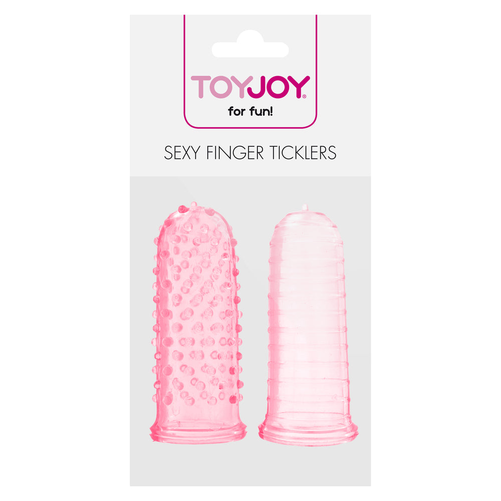 ToyJoy Pink Finger Ticklers Body Safe Jelly Sleeves