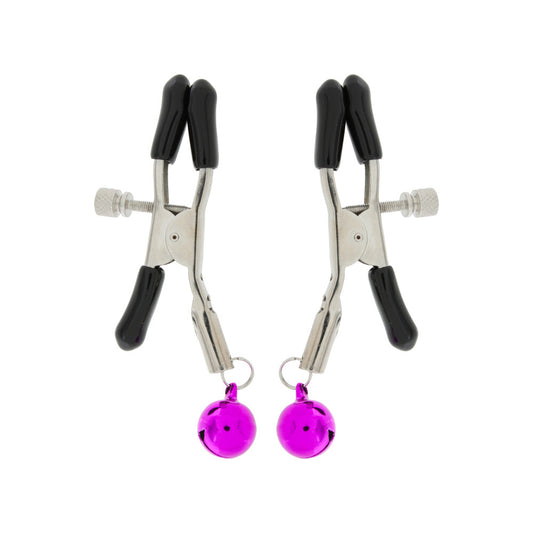 ToyJoy Silver Adjustable Nipple Teasers for Unisex BDSM