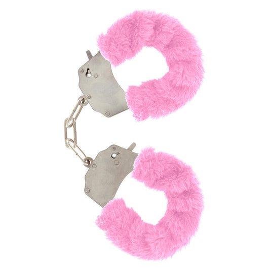 ToyJoy Pink Plush Furry Fun Wrist Cuffs