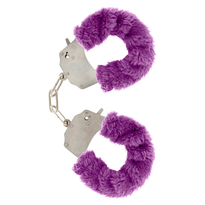 ToyJoy Purple Plush Furry Fun Wrist Cuffs