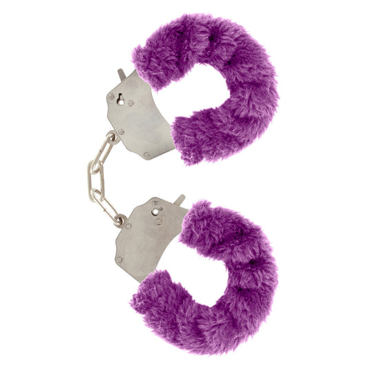ToyJoy Purple Plush Furry Fun Wrist Cuffs