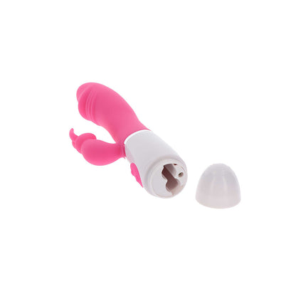 ToyJoy Pink Funky Rabbit Vibrator with Body-safe Silicone