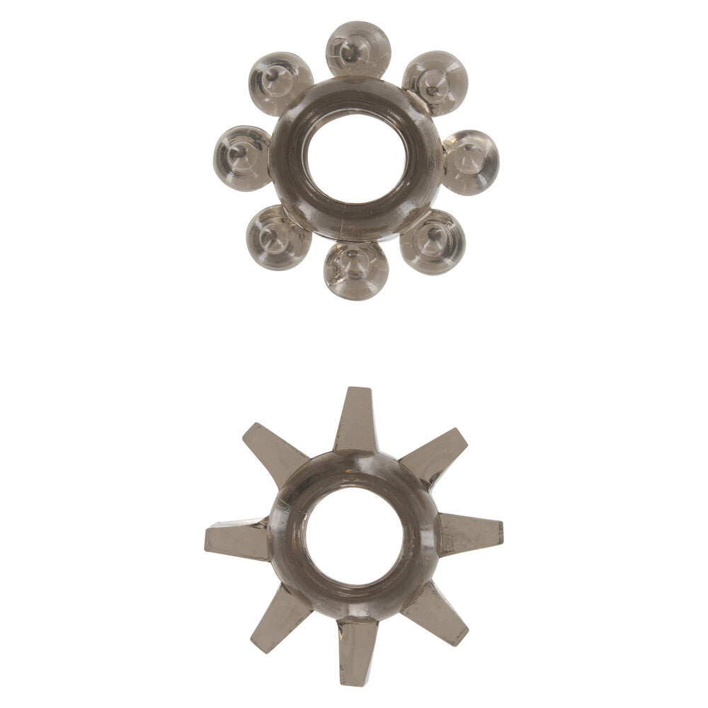 ToyJoy Black Power Stretchy Cock Rings Set