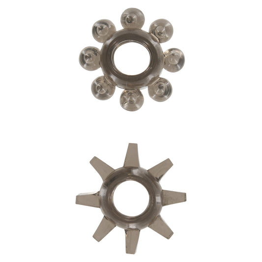 ToyJoy Black Power Stretchy Cock Rings Set