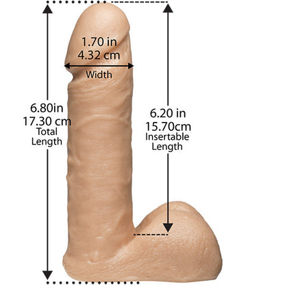 VacULock Black Realistic 7 Inch Cock with Adjustable Ultra Harness