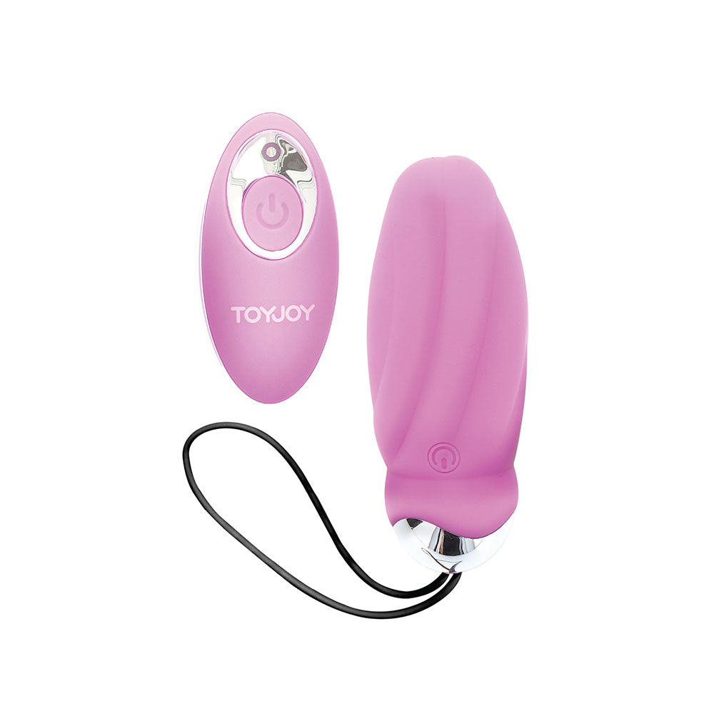 ToyJoy Pink You Crack Me Up Vibrating Egg with Remote Control