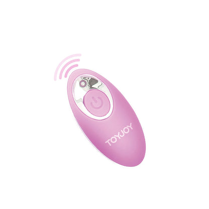 ToyJoy Pink You Crack Me Up Vibrating Egg with Remote Control