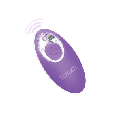 ToyJoy Purple Make My Orgasm Eggsplode Vibrating Egg