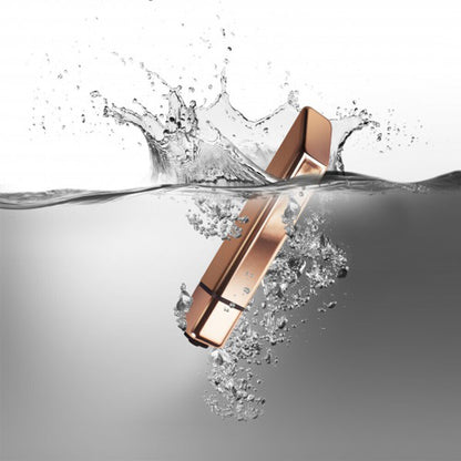 Rocks Off Rose Gold Bamboo Vibe 10-Speed Device